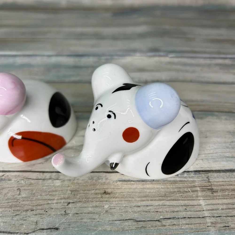 Villeroy & Boch Animal Park‎ Elephant Salt And Pepper Shakers France
